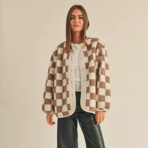 Miou Musa checkered pattern jacket